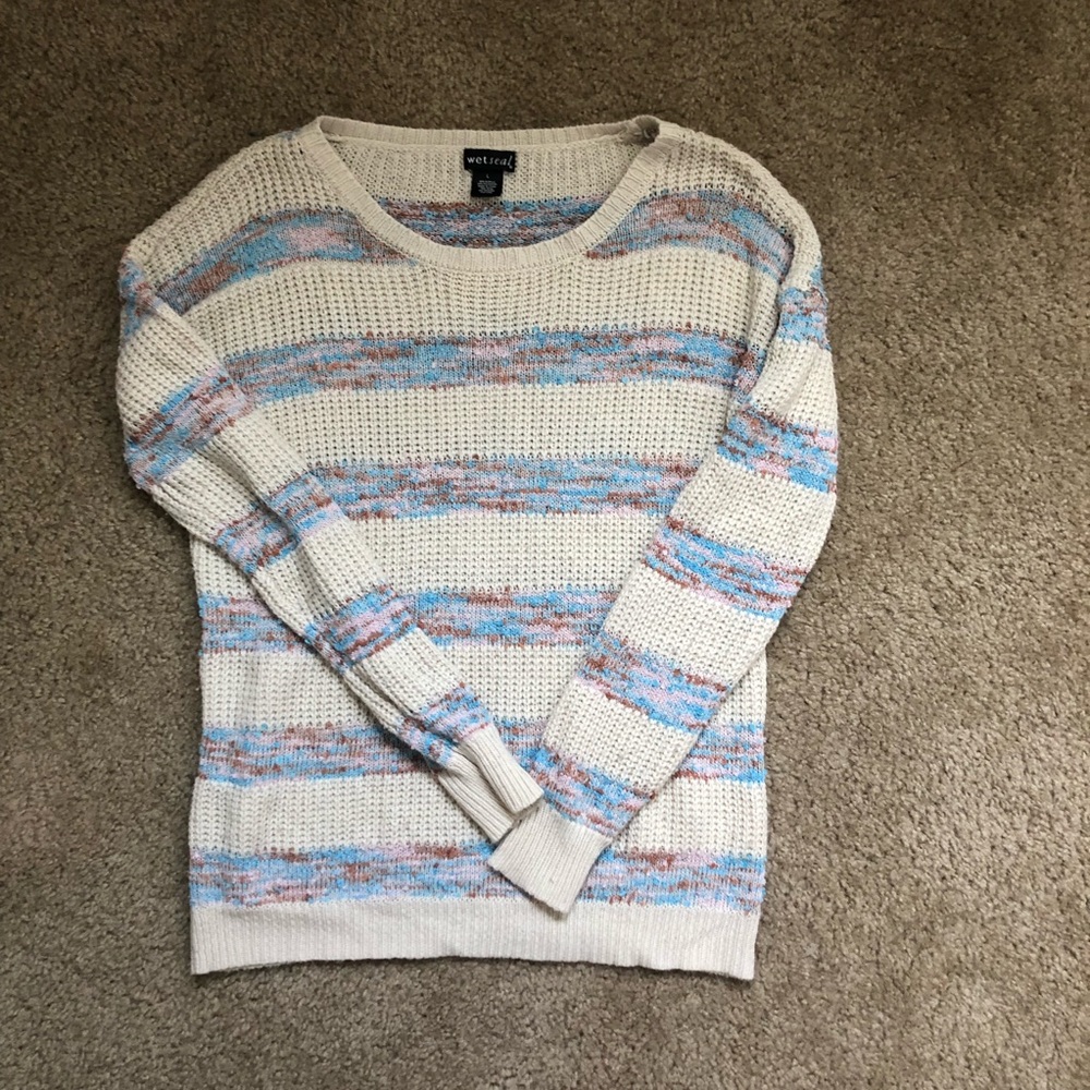 Wet Seal Woman’s Striped Sweater